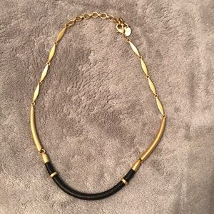 Stella and dot leather necklace